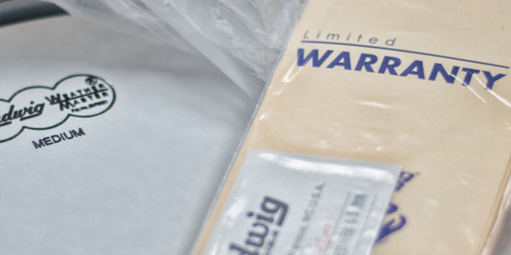 A Warranty Tag on product packaging